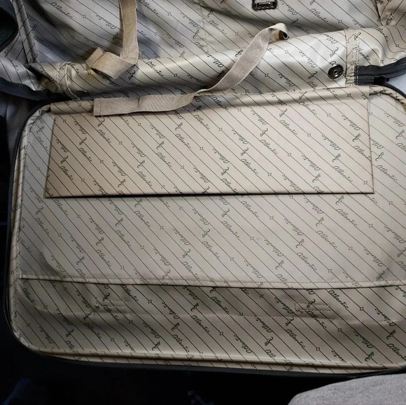 Atlantic Vintage Luggage Tote Forest Green Color - Picture 8 of 8